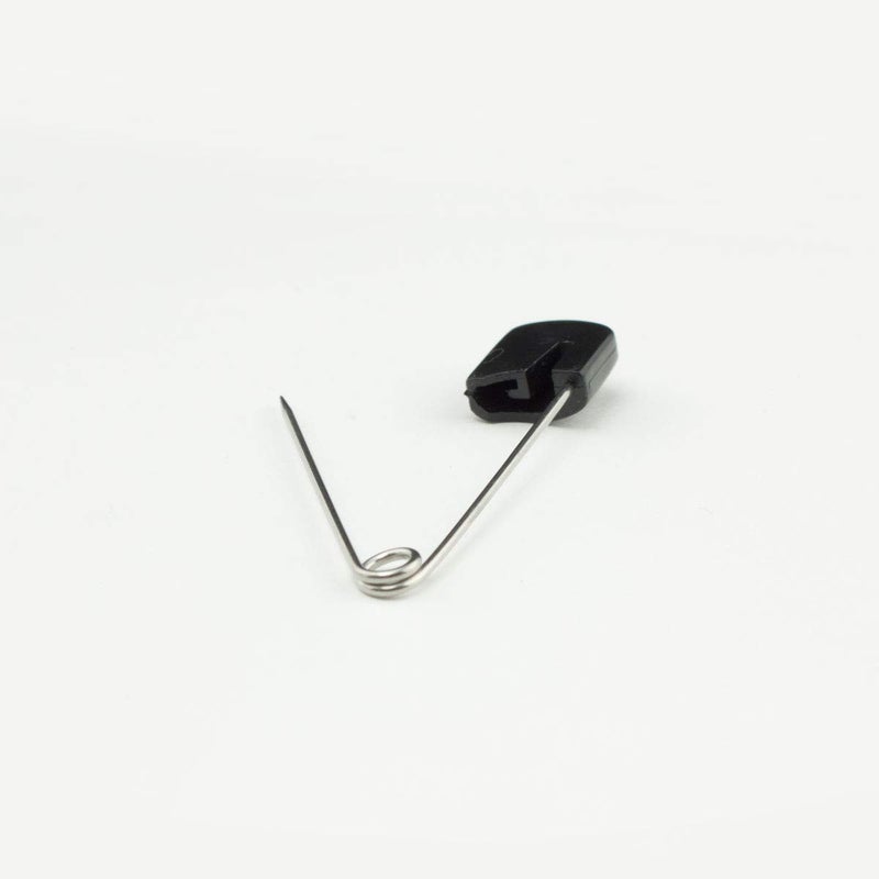 OsoCozy Cloth Diaper Nappy Pins 100 Packs - 100 Stainless Steel Safety Pins with Locking Plastic Heads. Durable, Safe and Cute 2.2 Inches Long (Black) - Image 3